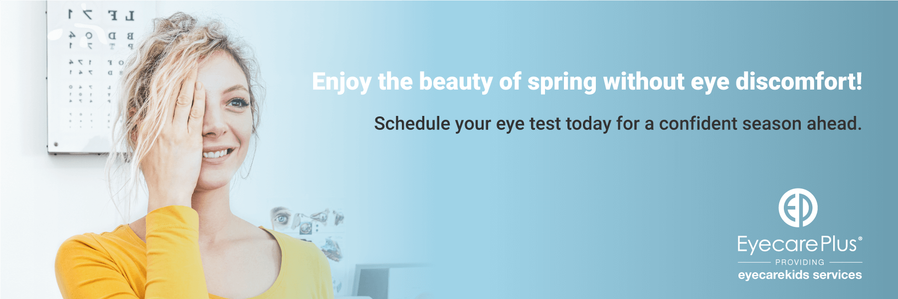 Enjoy the beauty of spring without eye discomfort!